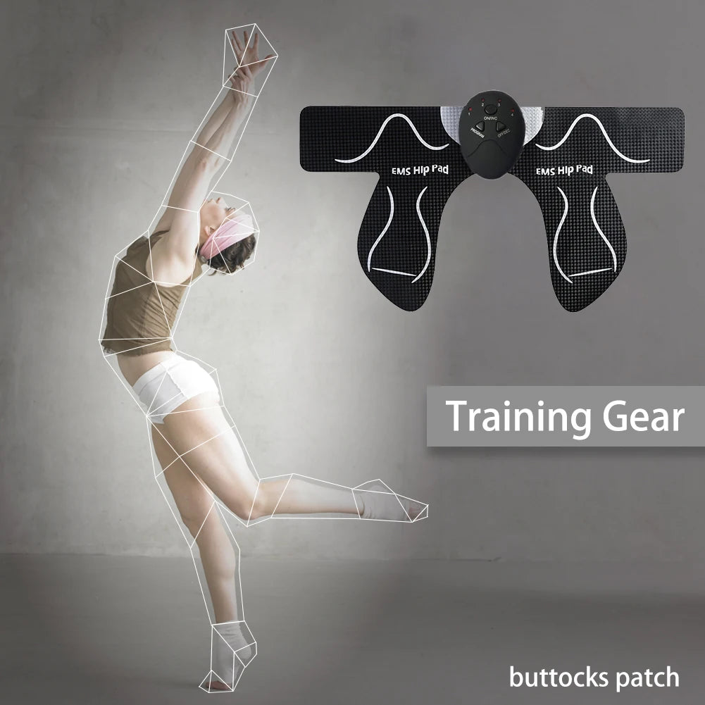 Hip Trainer Multi-functional Electric Vibration Muscle Stimulator Buttocks Toner