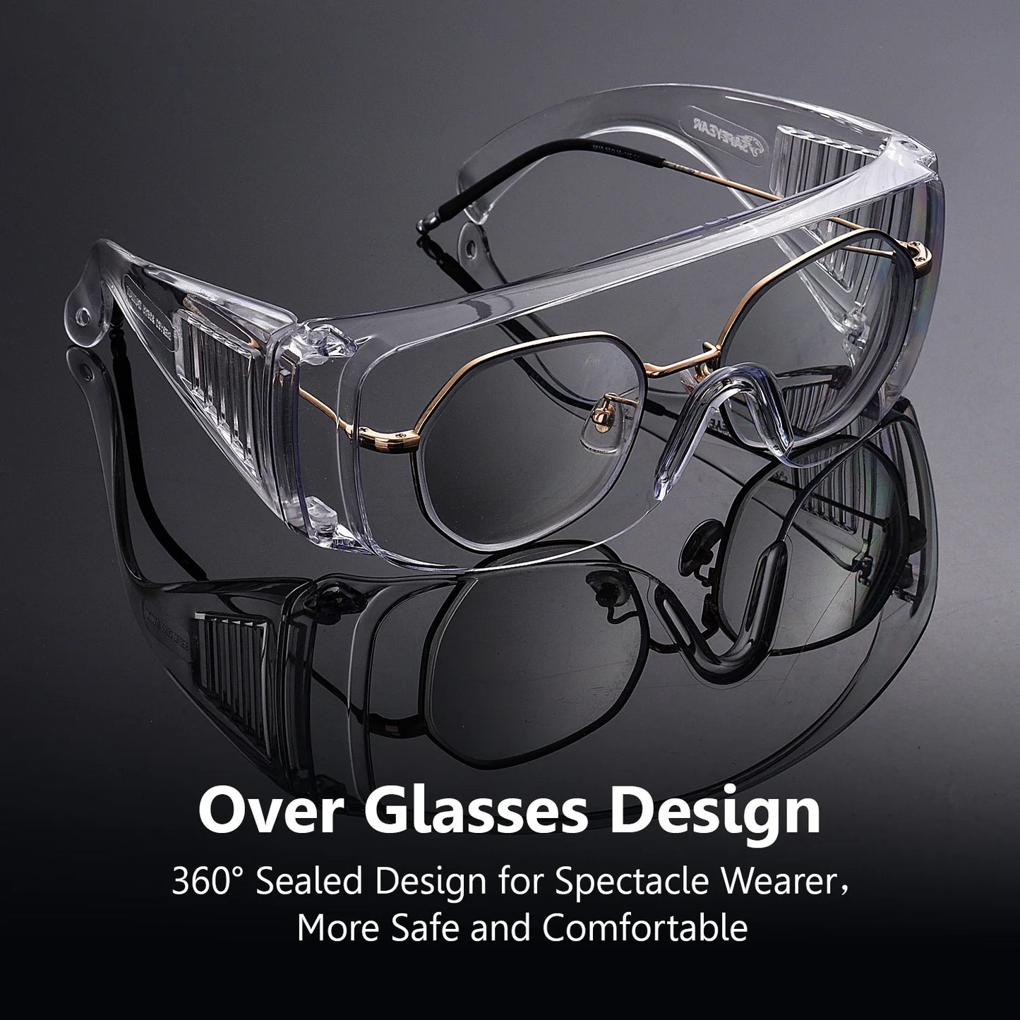 Safety Glasses -Splash Resistant, Waterproof