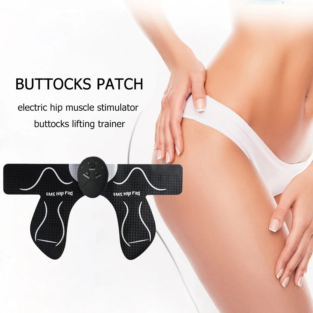Hip Trainer Multi-functional Electric Vibration Muscle Stimulator Buttocks Toner