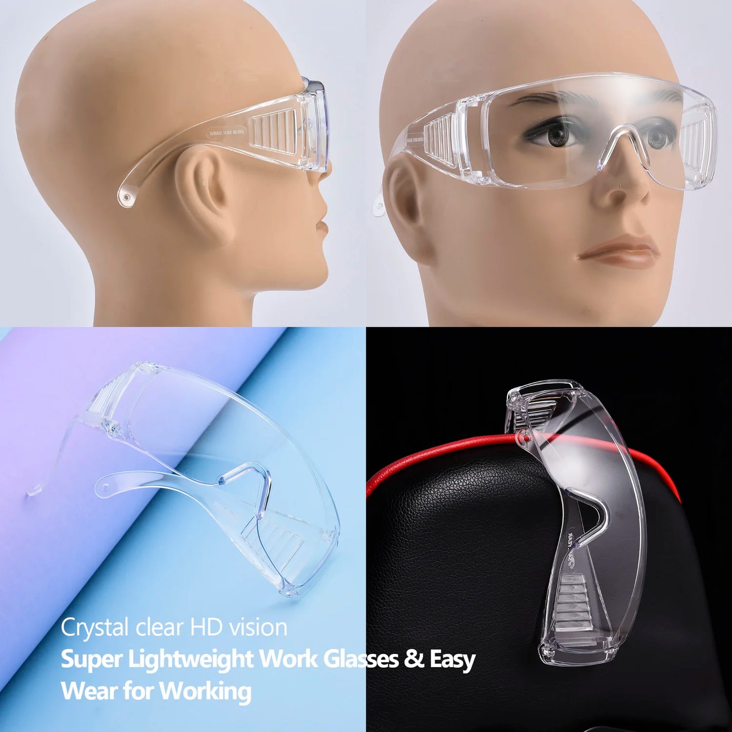 Safety Glasses -Splash Resistant, Waterproof