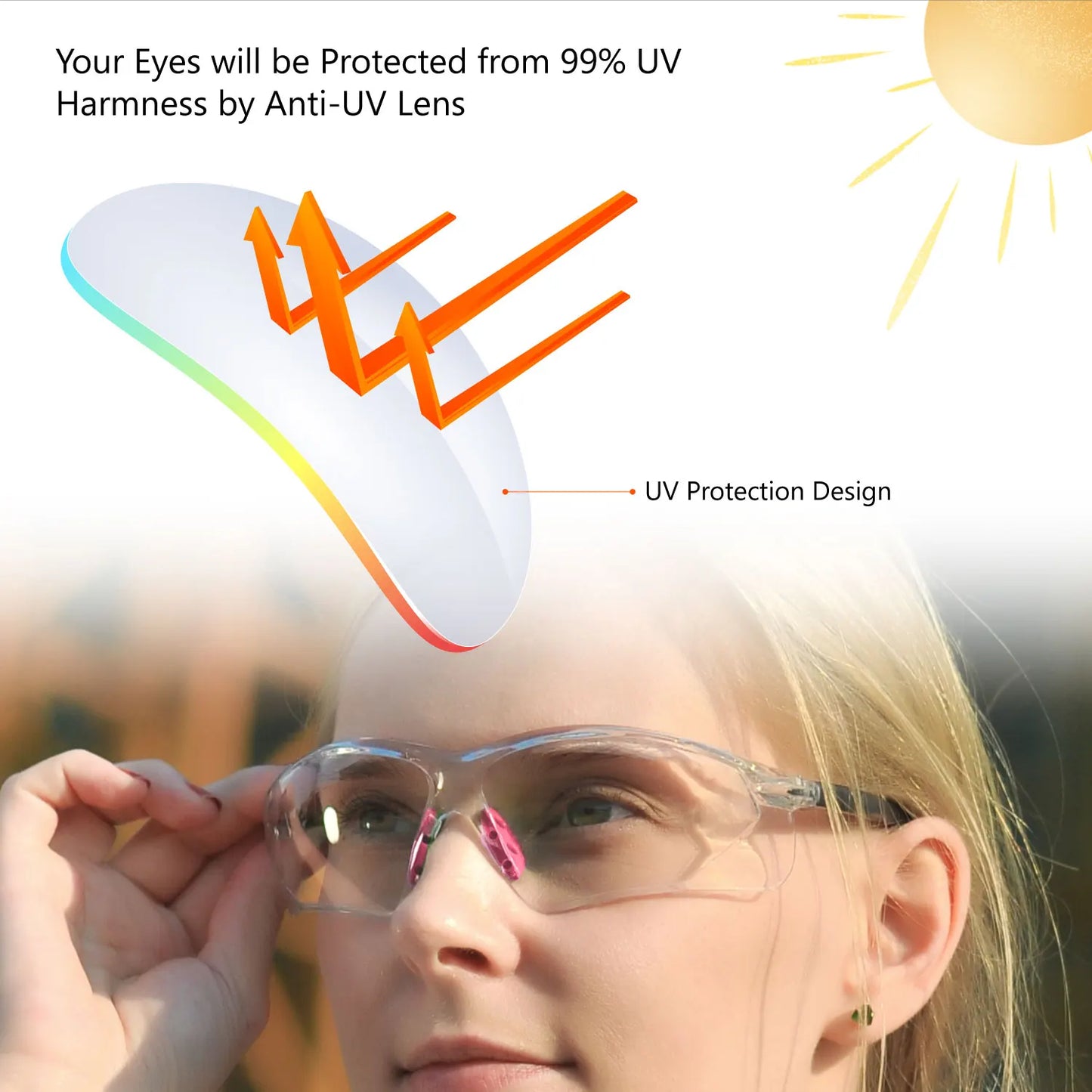 Safety Glasses Seal Eye Protection Goggles Anti-Scratch - Mark Enterprise Global