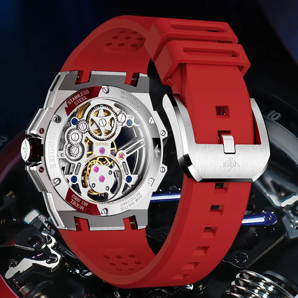 Luxury Men's Watch Waterproof Silicone Strap