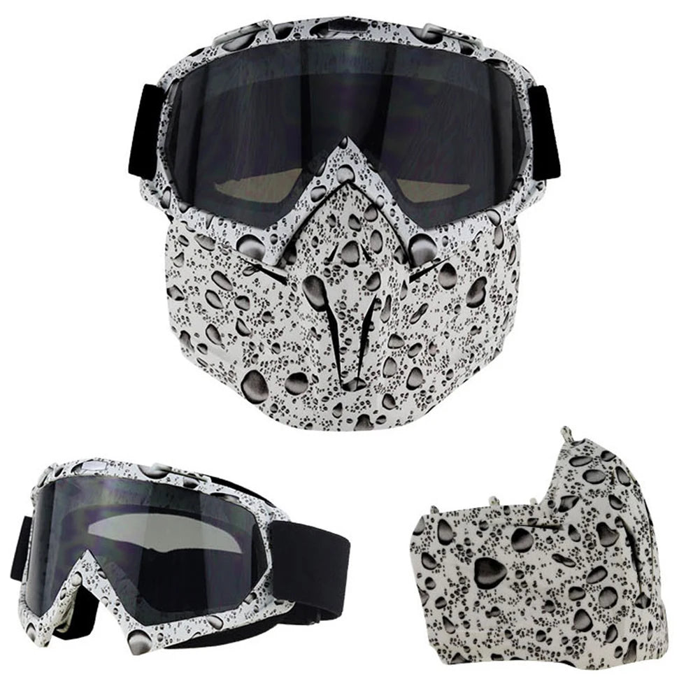 Skiing Sunglasses with Removable Face Mask - Mark Enterprise Global