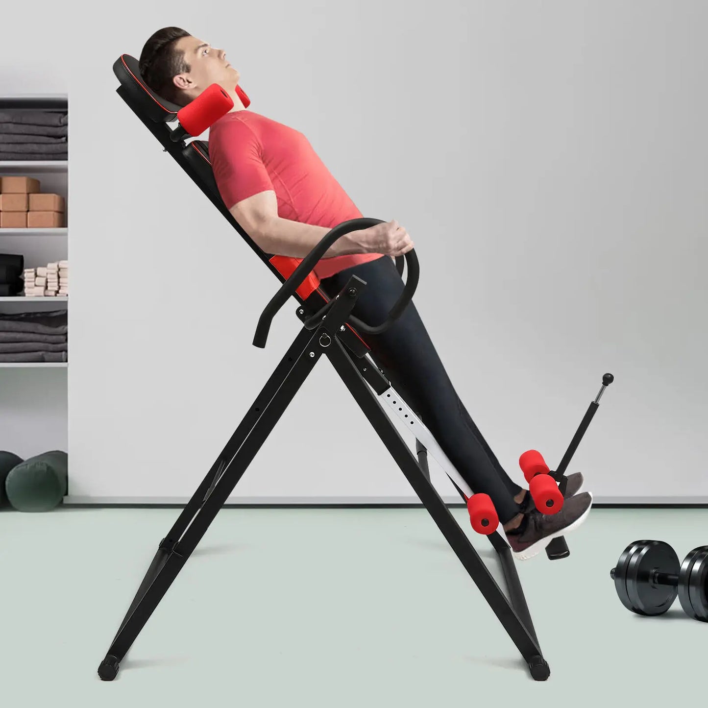 ,Inversion Table for Back Pain Relief, Full Body W/ Adjustable Protective Belt - Mark Enterprise Global