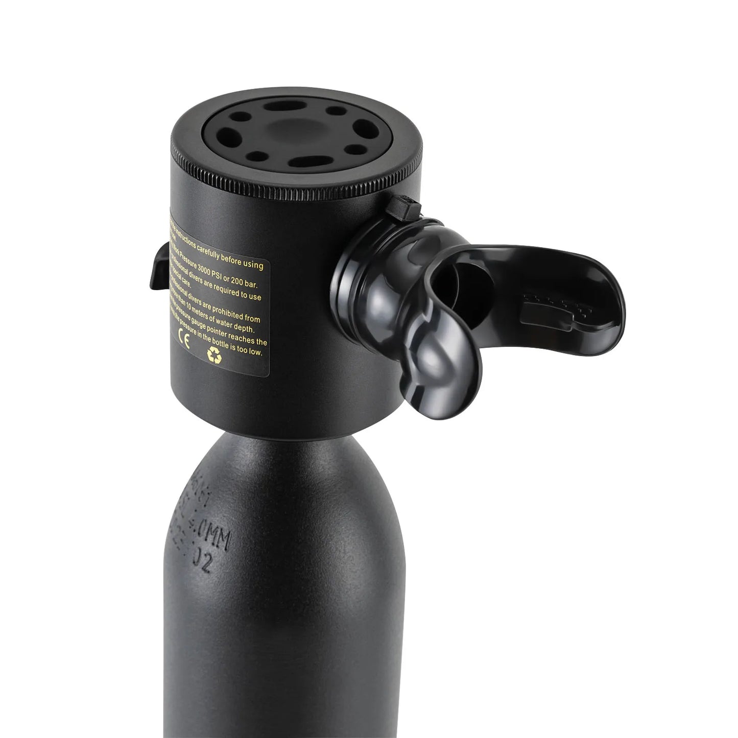 0.5L Oxygen Tank Underwater Breath 2 * Mini Scuba Diving Case, Diving Tank Kit 0.5L Capacity 5-10min - Mark Enterprise Global