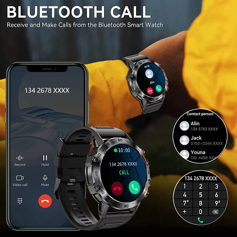 1.39" Bluetooth Smart Watch Men for Android IOS