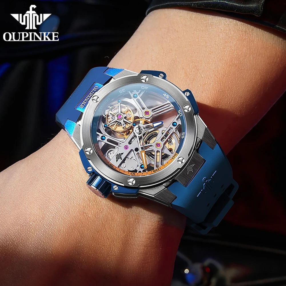 Luxury Men's Watch Waterproof Silicone Strap