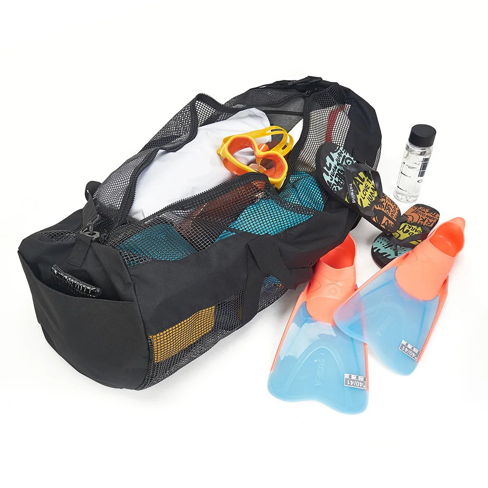 Nylon Large Capacity Mesh Duffle Gear Bag for Scuba Diving Snorkeling Equipment - Mark Enterprise Global