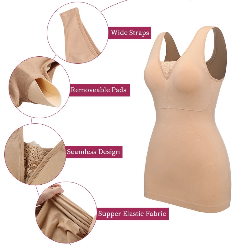 Women’s Shapewearr Tank Tops Body Shaper Slimming Camisole - Mark Enterprise Global