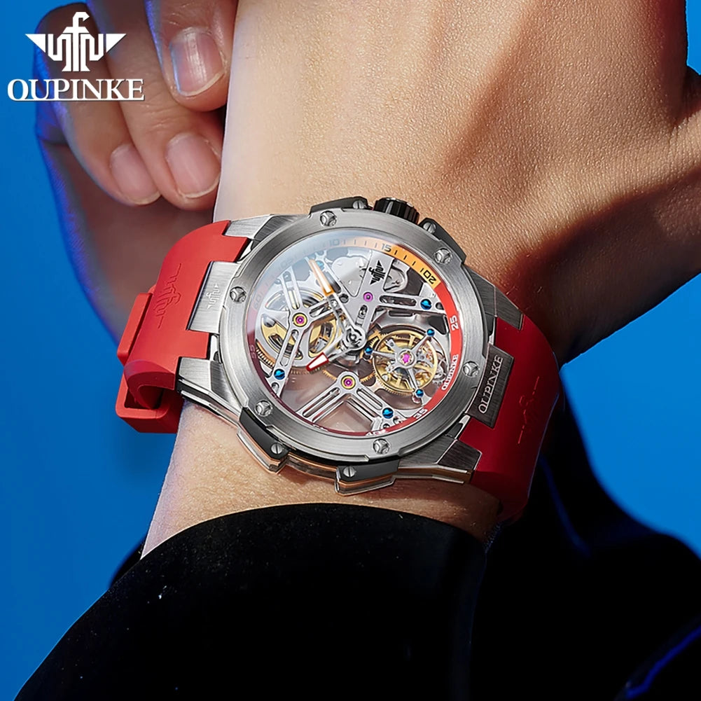 Luxury Men's Watch Waterproof Silicone Strap