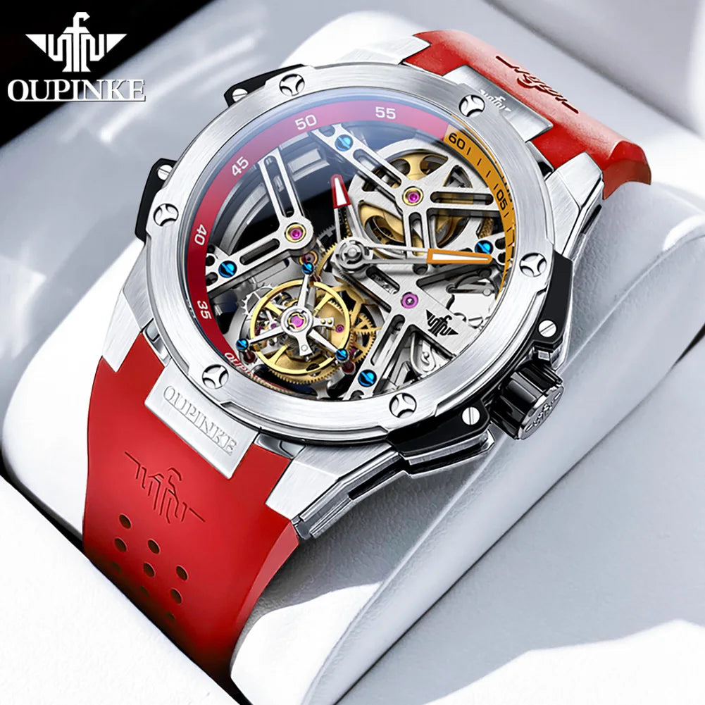 Luxury Men's Watch Waterproof Silicone Strap