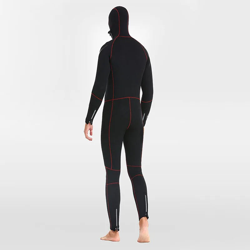 5MM Neoprene Wetsuit Hooded Knee Pads Diving Suit - Mark Enterprise Global