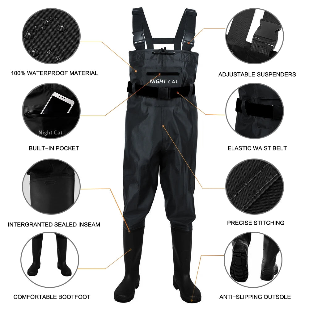 Fly Fishing Waders Waterproof Chest Neoprene Wader - Mark Enterprise Global