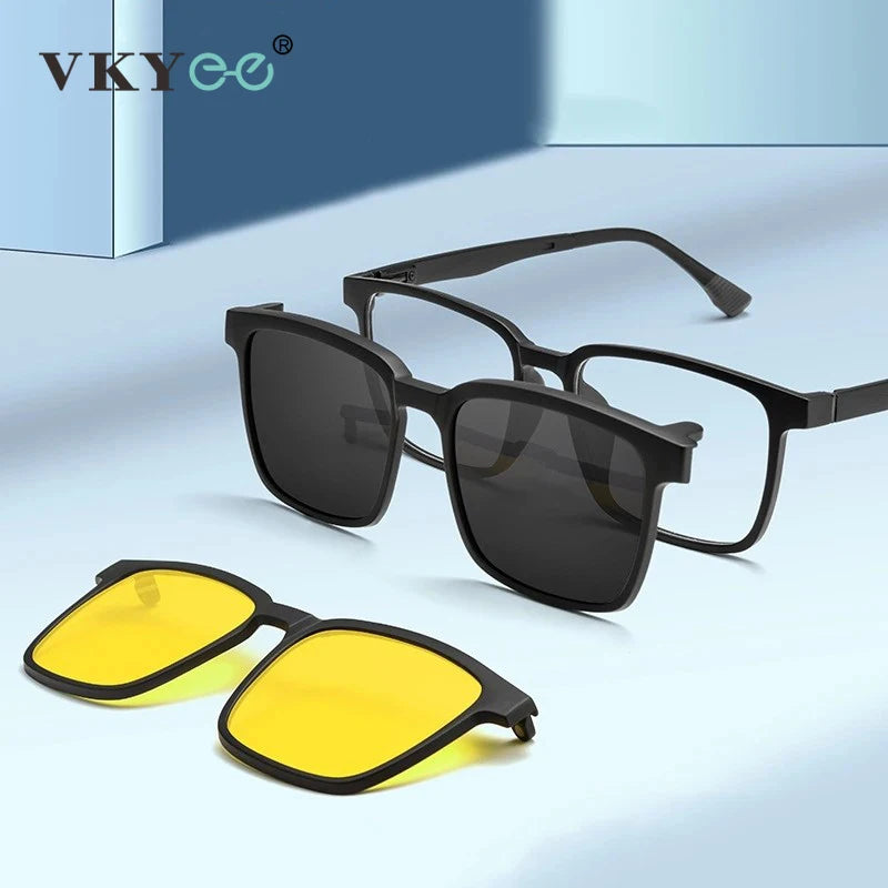 Flip-up Magnetic Clip-on Prescription Glasses Men Women - Mark Enterprise Global