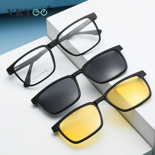 Flip-up Magnetic Clip-on Prescription Glasses Men Women - Mark Enterprise Global 		