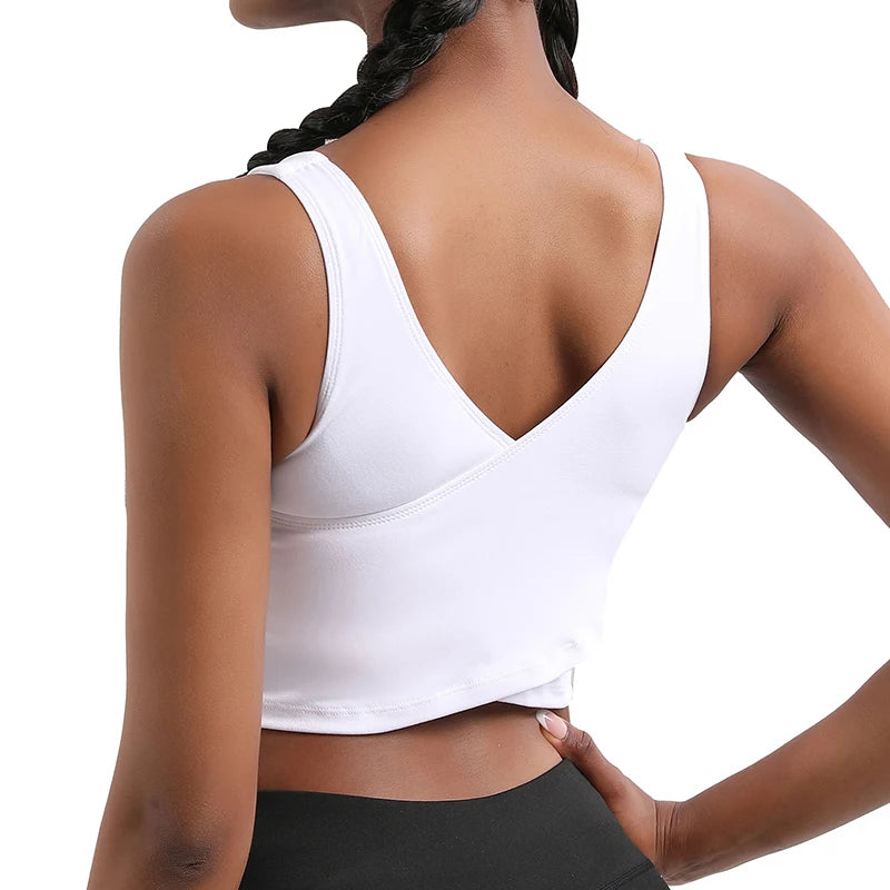 Women Yoga Top Sports Bra