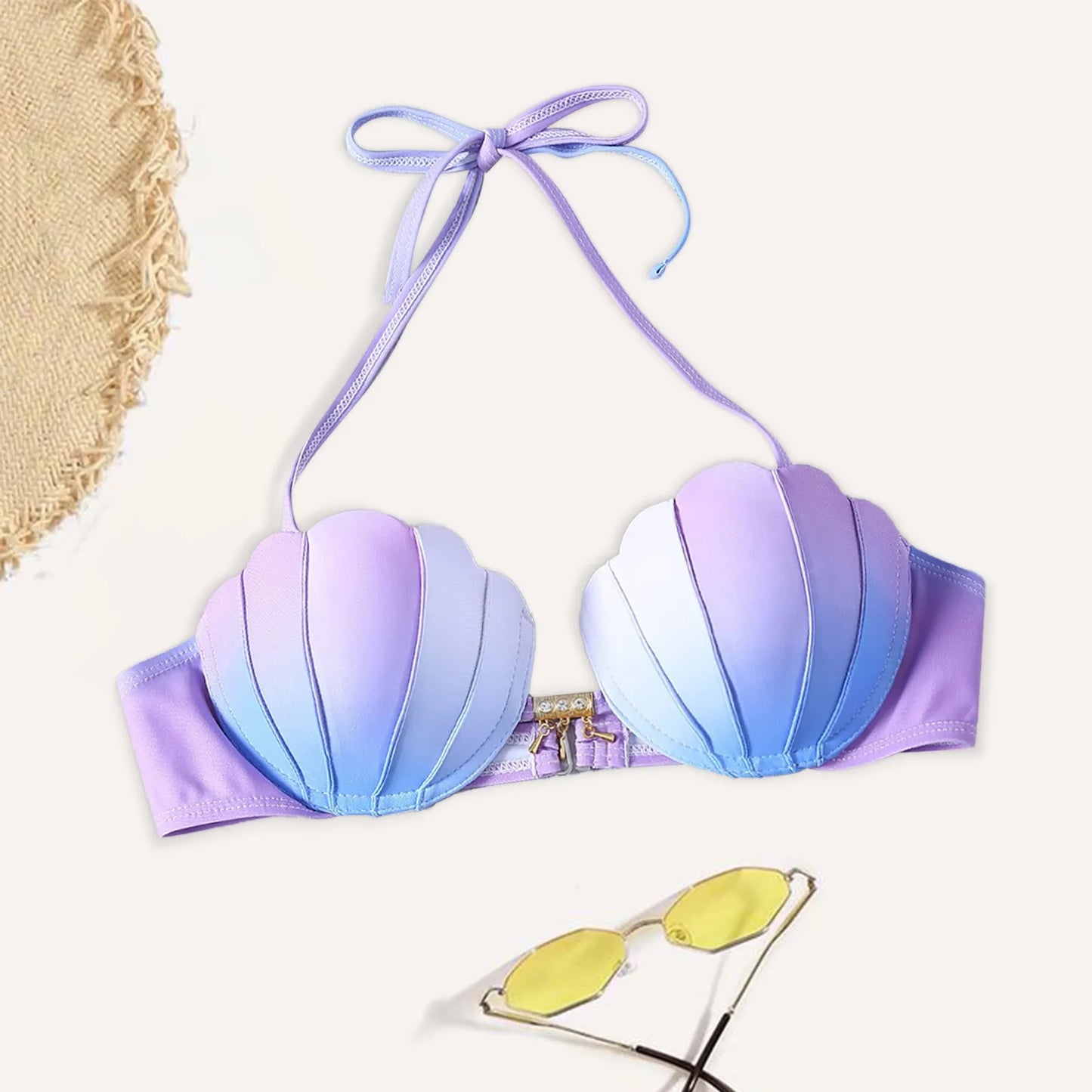 Seashell Bikini Top With Underwire - Mark Enterprise Global 		