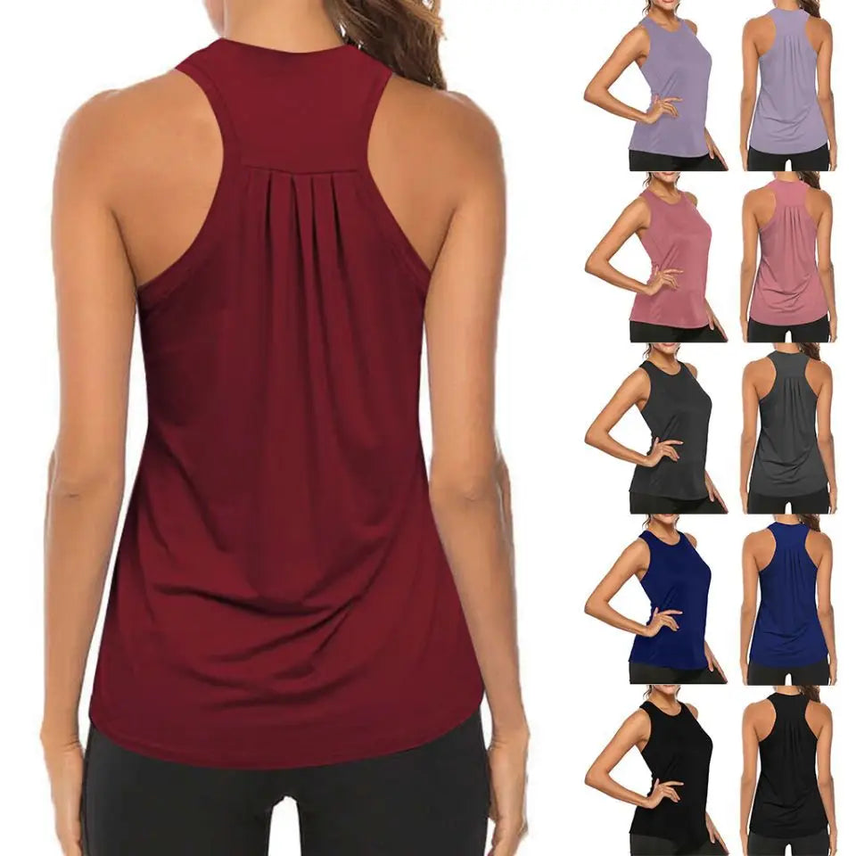 Racerback  Athletic Fitness Sport Tank Tops - Mark Enterprise Global 		