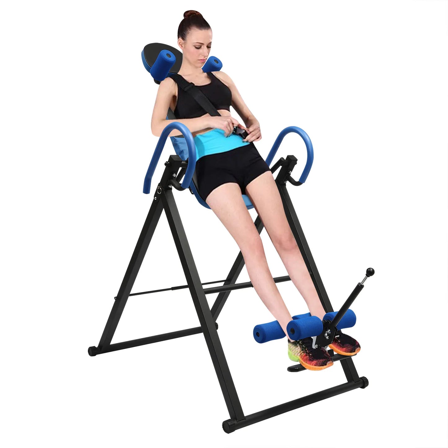 Inversion Table, Foldable, Fitness, Back Pain Relief, Exercise Machine - Mark Enterprise Global 		